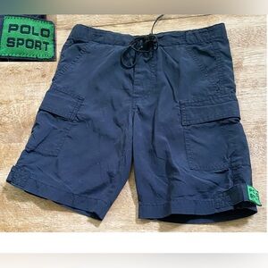 Vintage Polo Sport Boy’s Sz 4 Black Swim Trunks‎